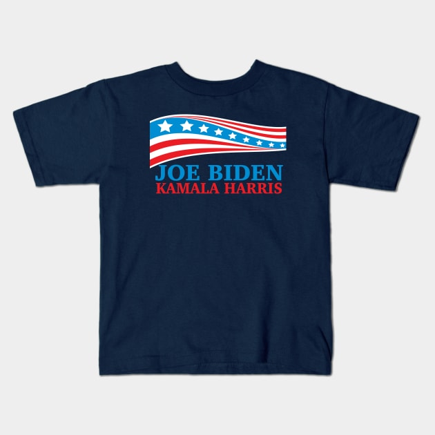 Joe Biden Kamala Harris 2020 American Flag Kids T-Shirt by epiclovedesigns